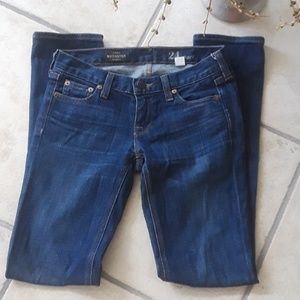 NWOT J.CREW Matchstick jeans size 24 short